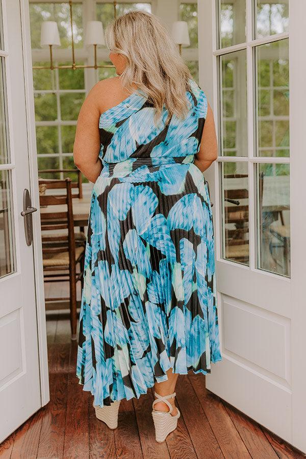 Moonlit Stroll Pleated Midi Curves Product Image