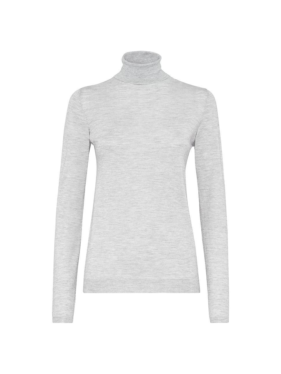 Womens Sparkling Cashmere and Silk Sweater Product Image