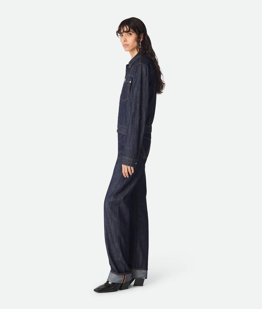 Women's Indigo Denim Jacket in Indigo Product Image