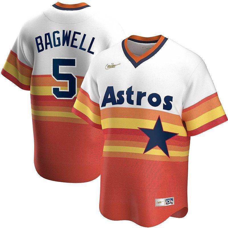 Men's Nike Jeff Bagwell White Houston Astros Home Cooperstown Collection Player Jersey, Size: XL Product Image