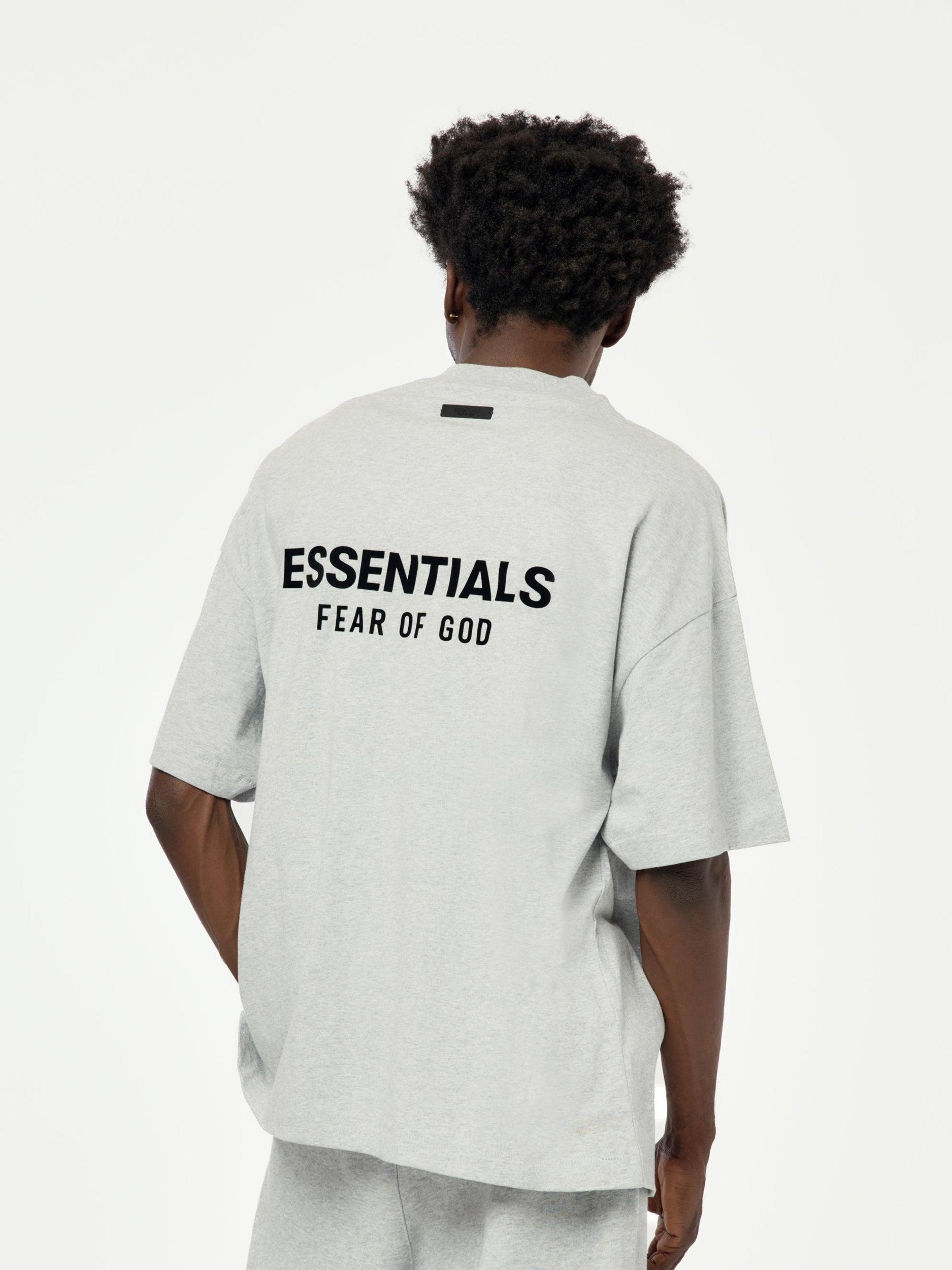 Jersey Crewneck Tee (Light Heather Grey) Product Image