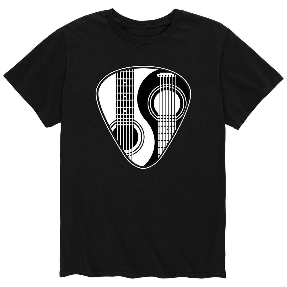 Men's Yin Yang Guitar Pick Tee, Size: XL, Blue Product Image
