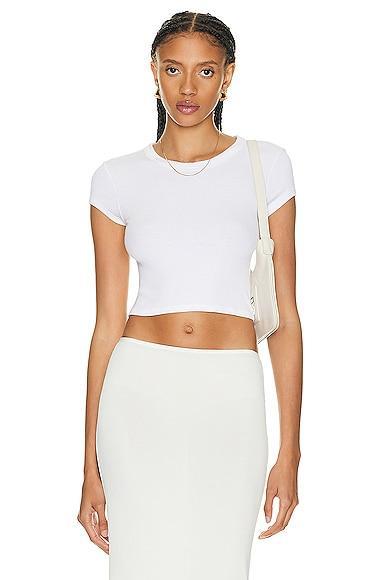 Silk Cropped Tee Enza Costa Product Image