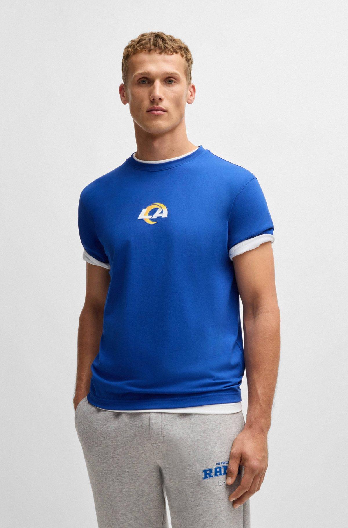 BOSS x NFL stretch-cotton T-shirt with special branding Product Image