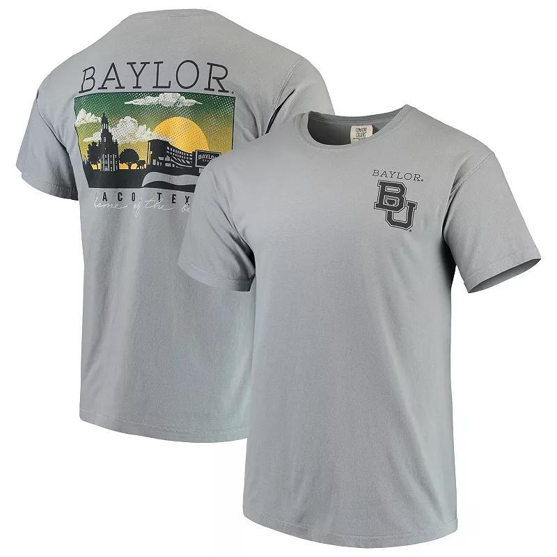 Mens Gray Baylor Bears Team Comfort Colors Campus Scenery T-Shirt Product Image