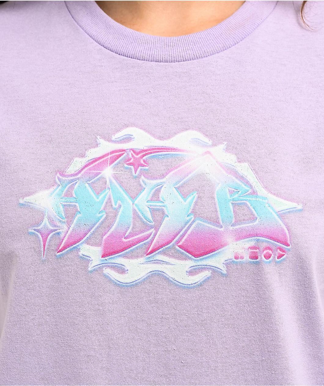 A.LAB Y2K Gradient Lavender T-Shirt Product Image