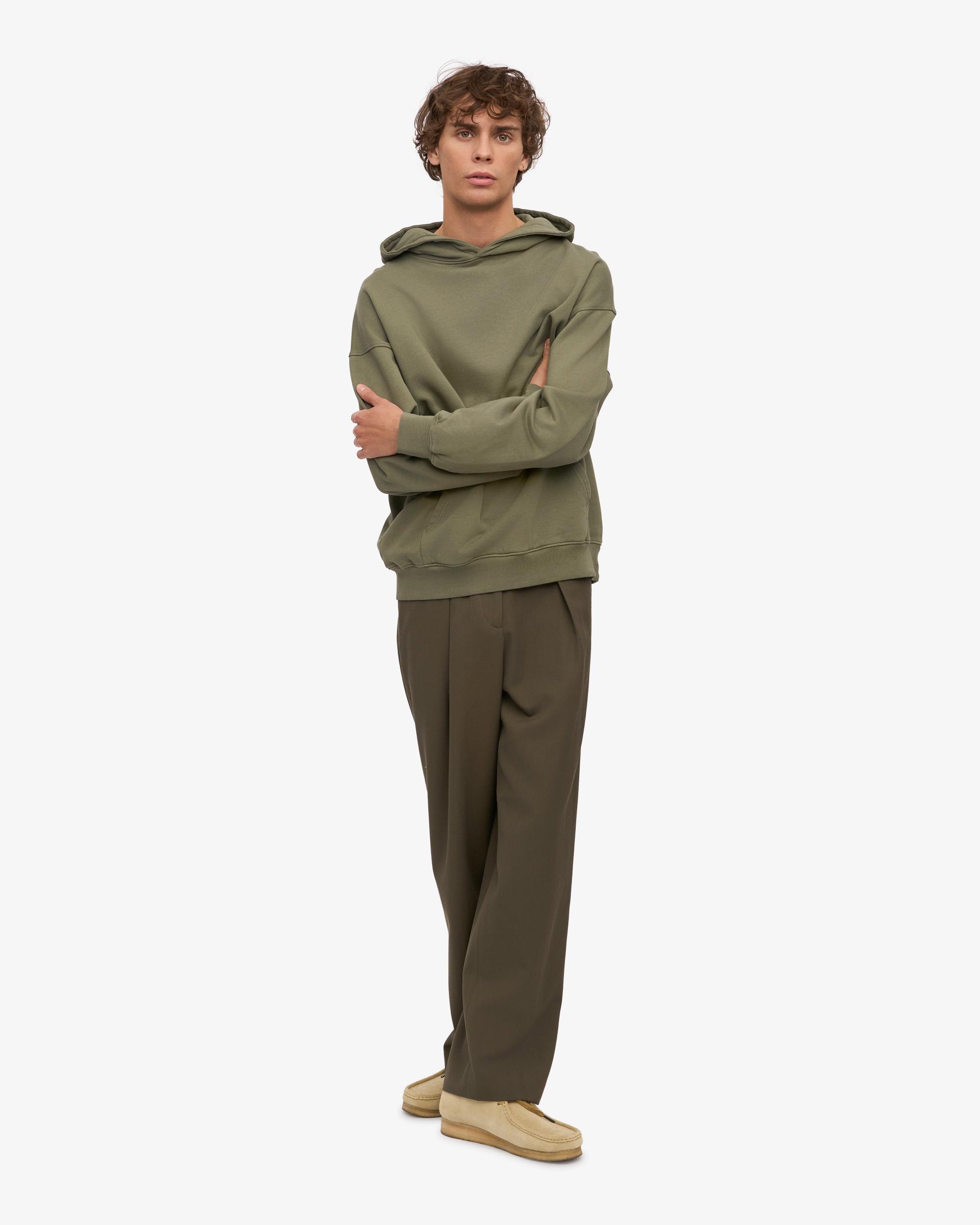 Organic Oversized Hood - Pine Green Product Image