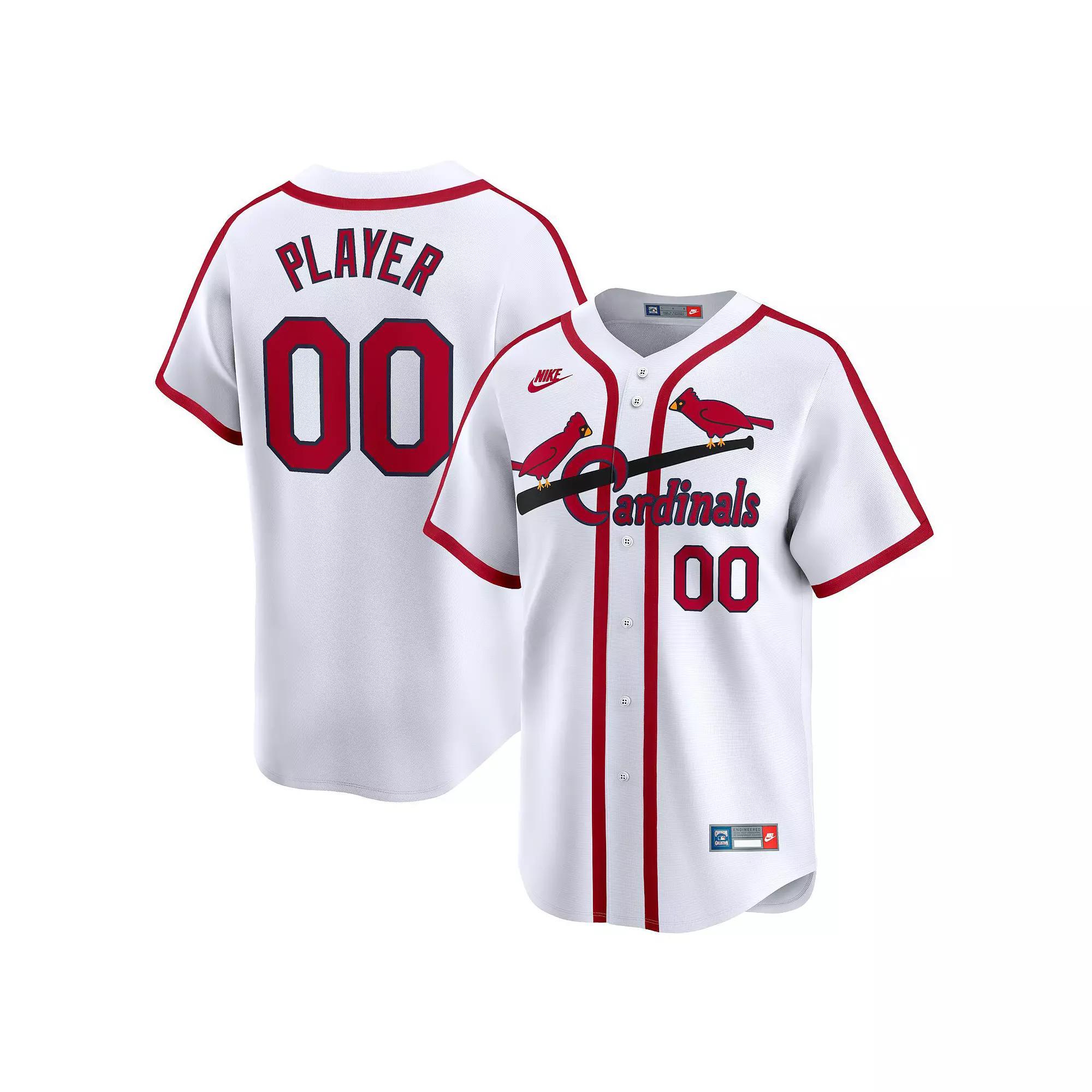 Mens Nike St. Louis Cardinals Cooperstown Collection Limited Jersey Product Image