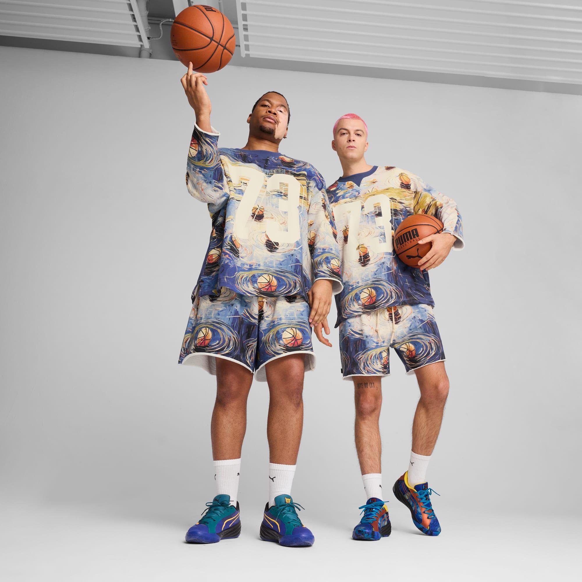 Dylan Exhibit Men's Terry Basketball Shorts Product Image