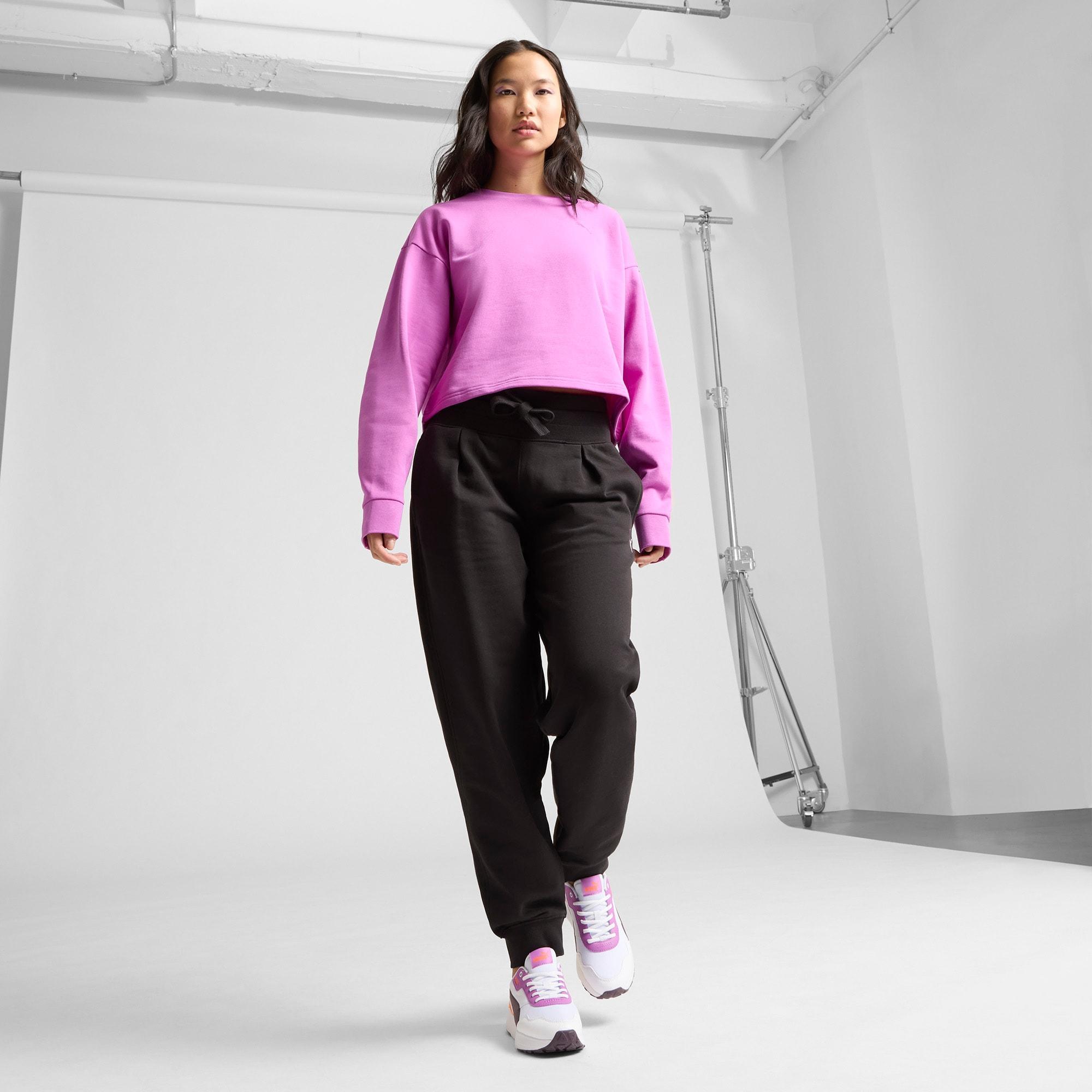 PUMA HER Women's Relaxed Crew Sweatshirt Product Image
