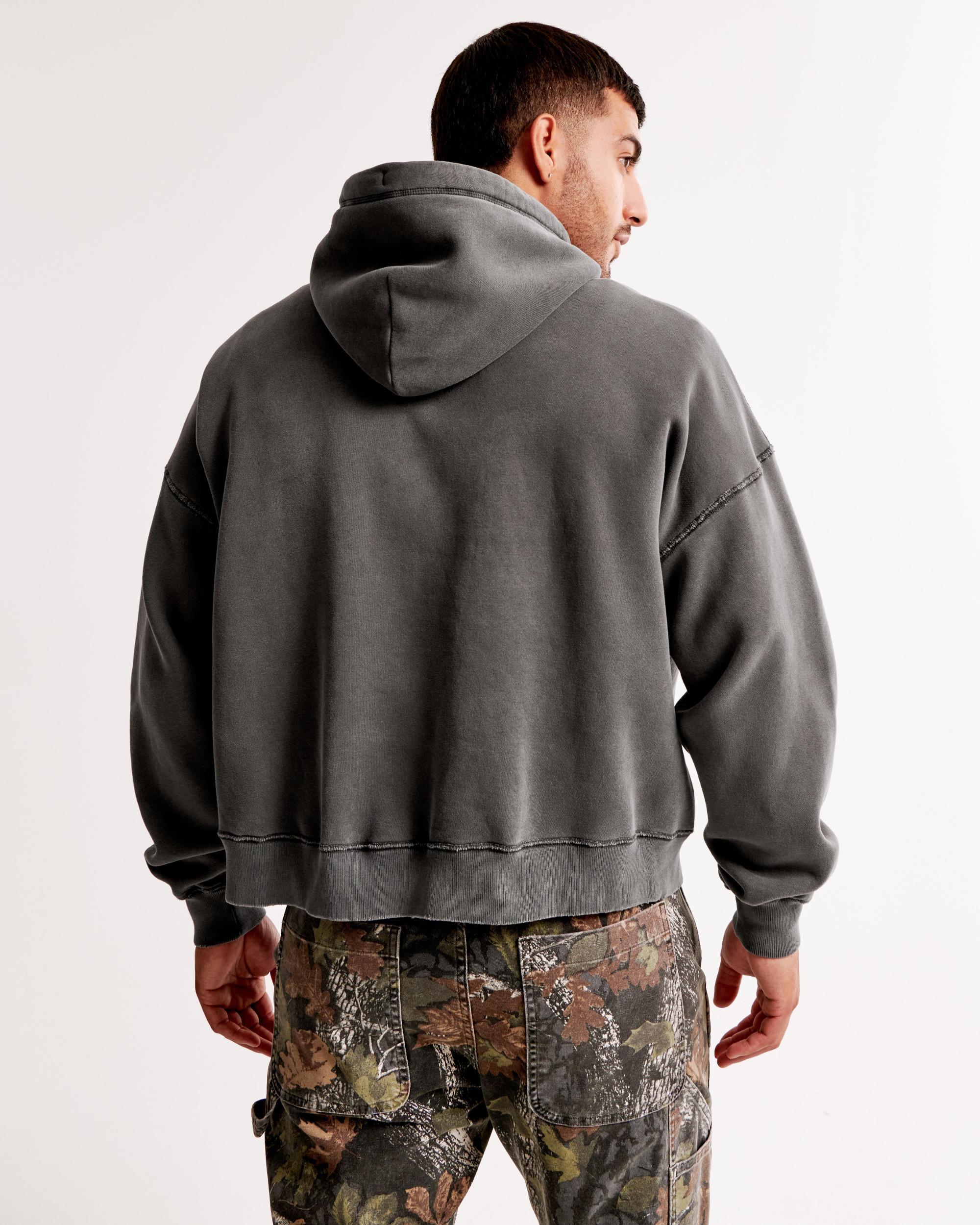 Essential Cropped Popover Hoodie Product Image