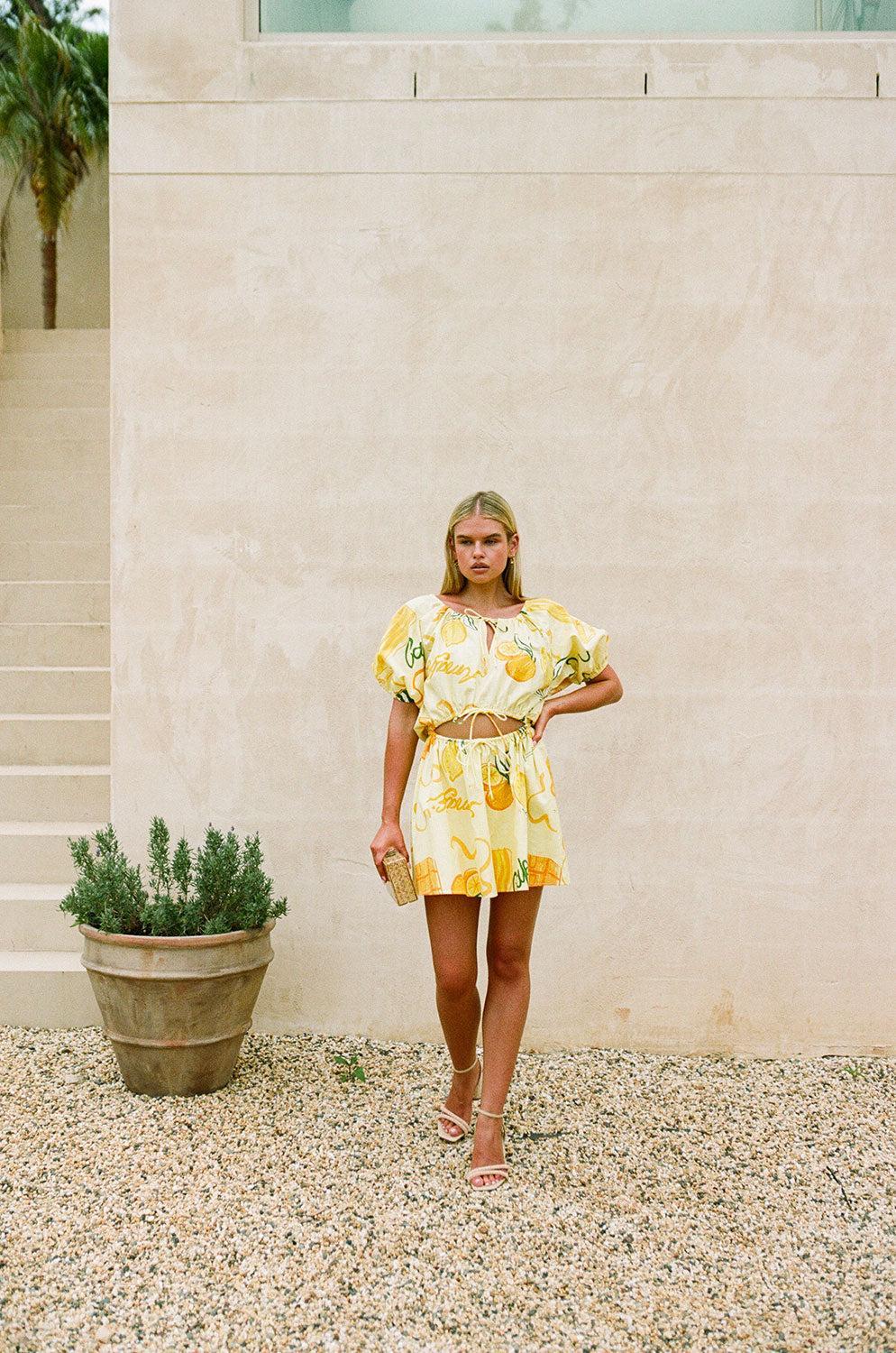 Milo Dress - Amalfi Citrus Product Image