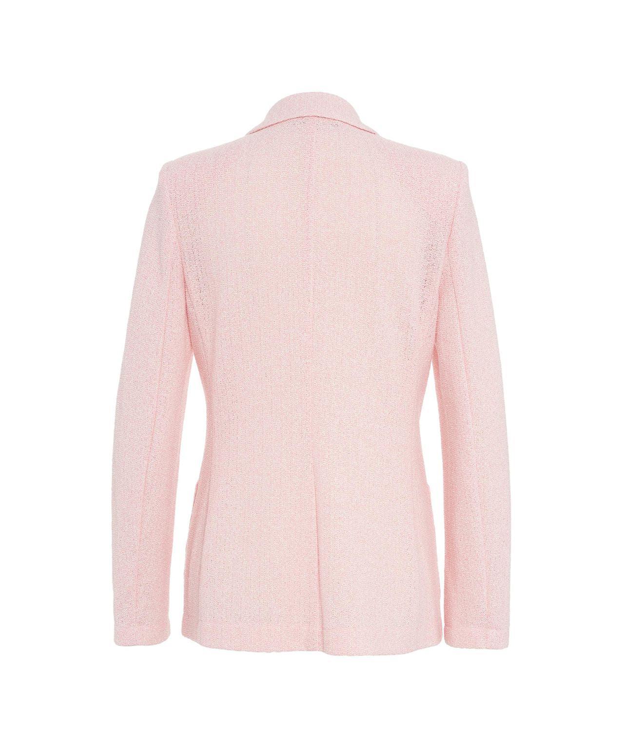 Double-breasted blazer in frisè Product Image