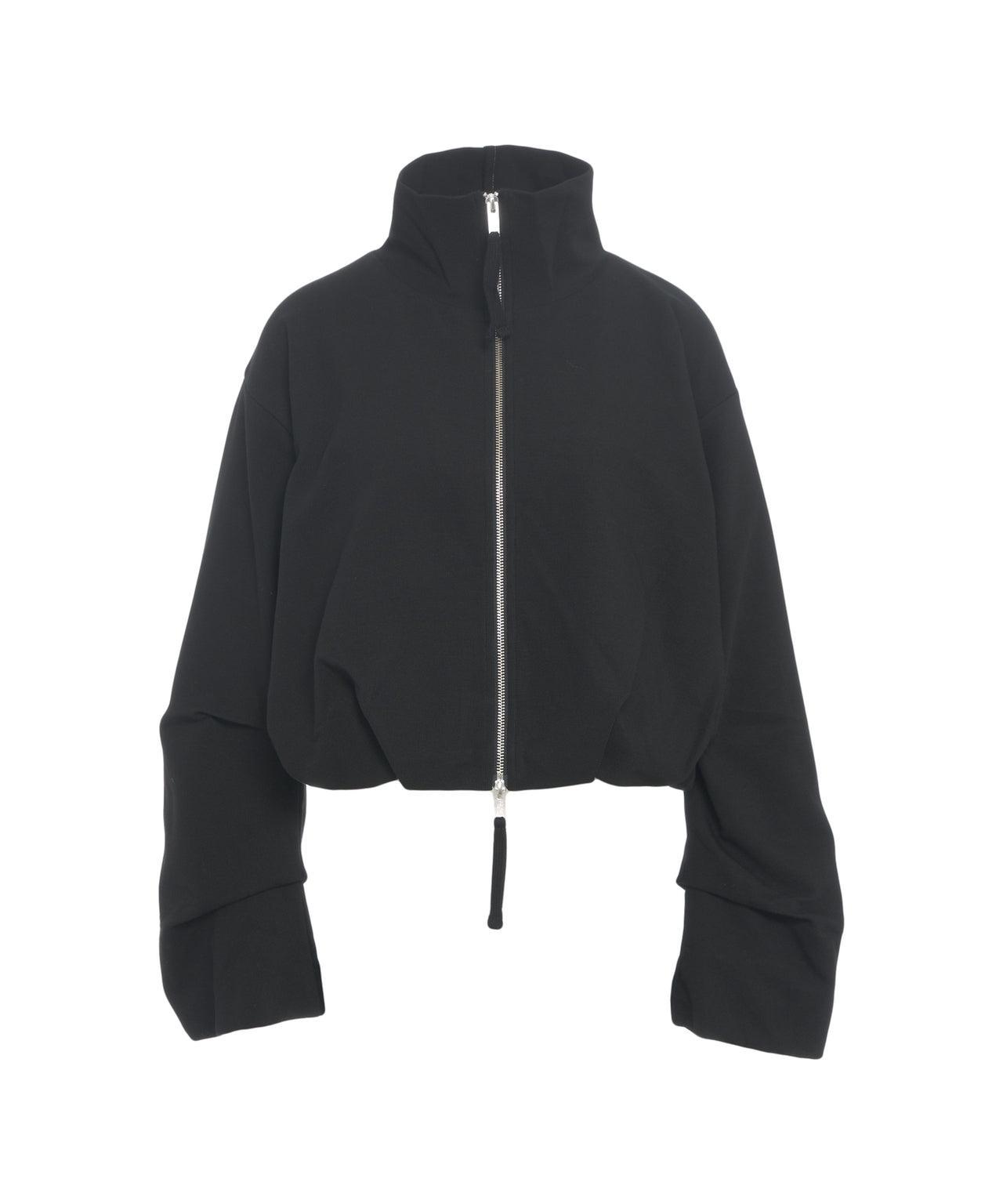 Cropped sweatshirt with zip Product Image