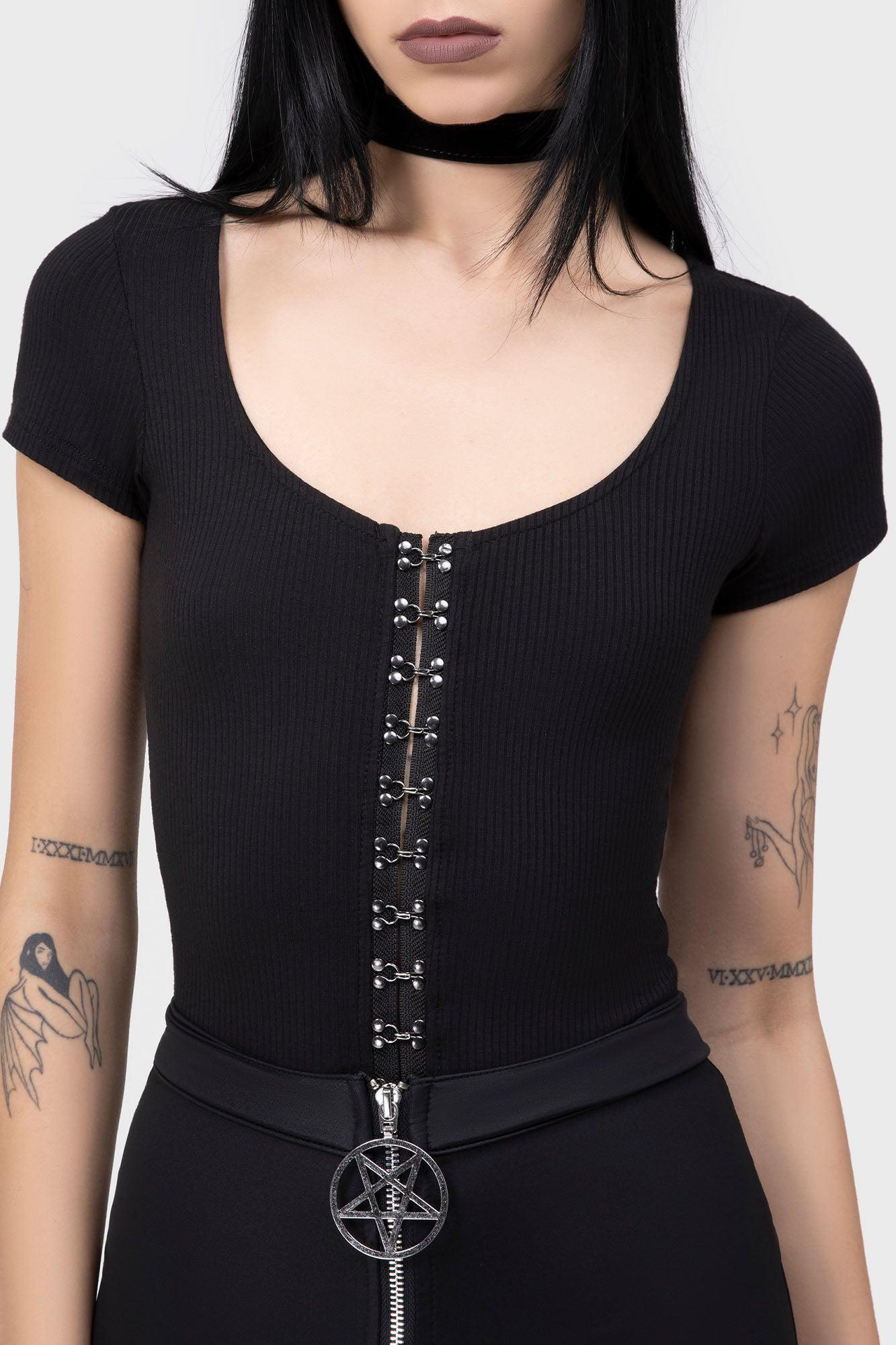 Eye C U Cap-Sleeve Top Female Product Image