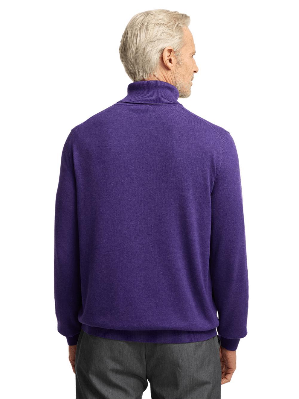 Supima Cotton Turtleneck - Green Product Image