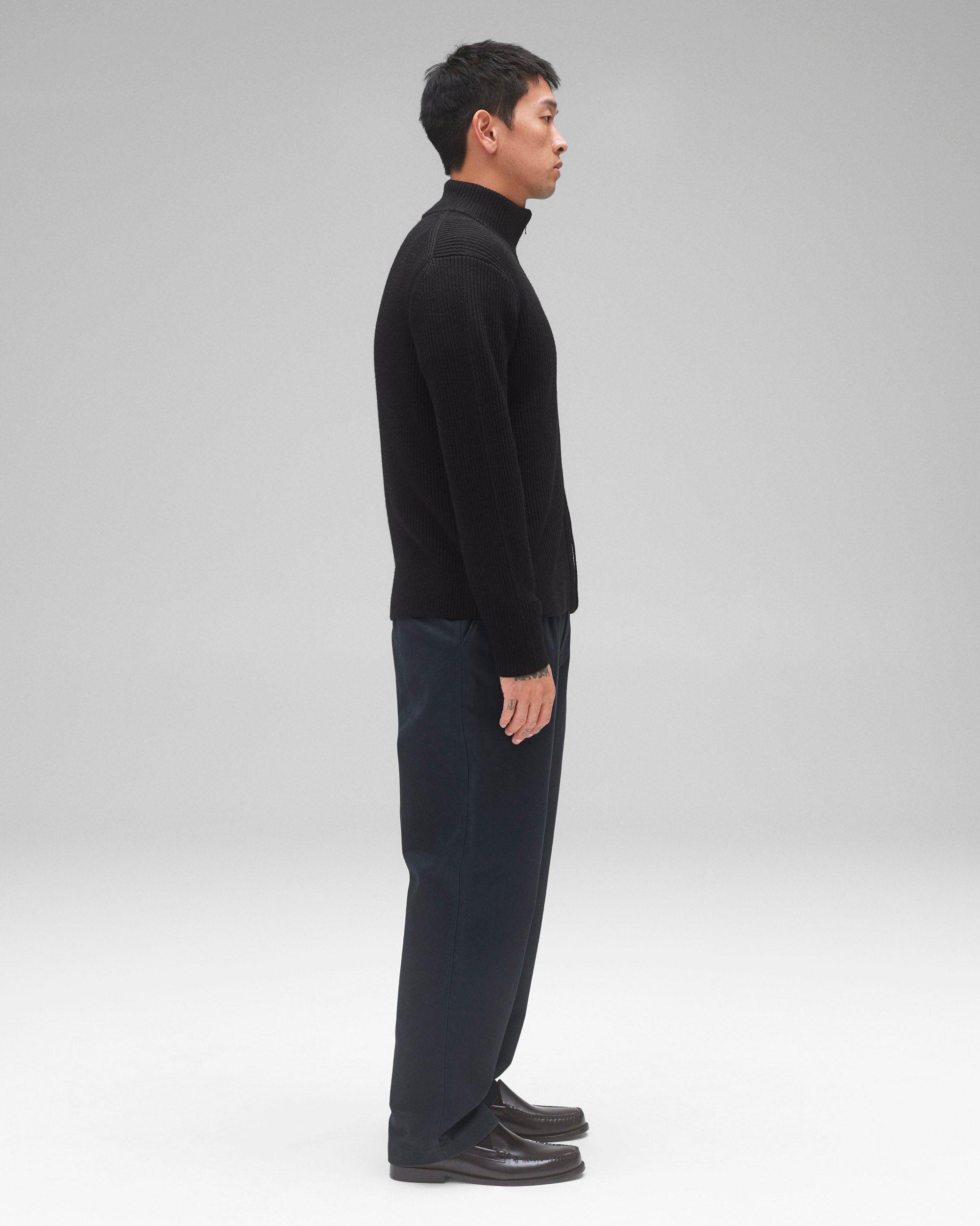 Merino Rib Vinnie Track Jacket Male Product Image