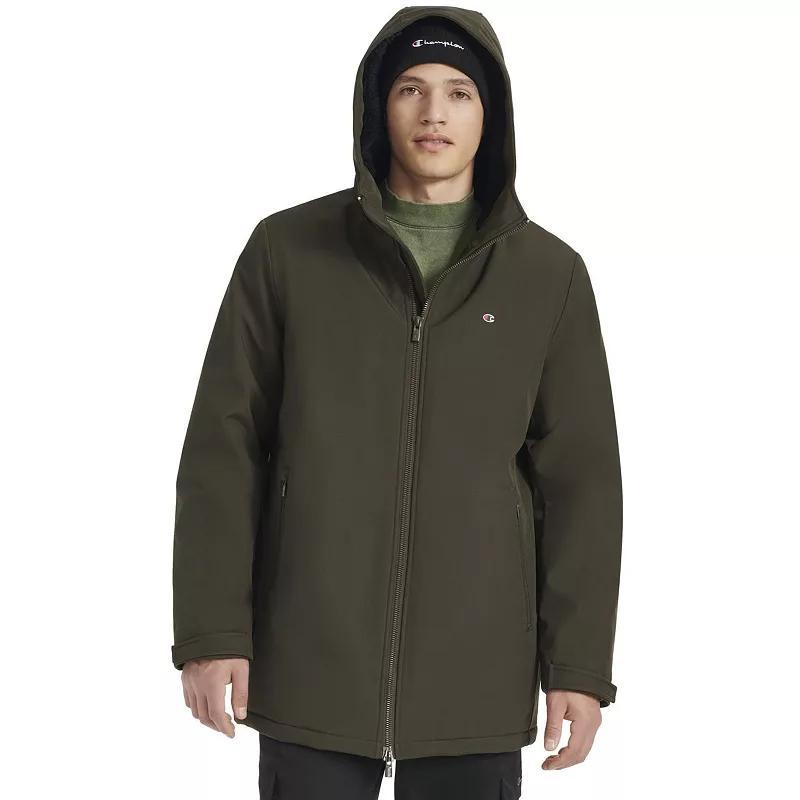 Men's Champion® Soft Shell Performance Jacket with Sherpa Lining, Size: XL, Green Night Product Image