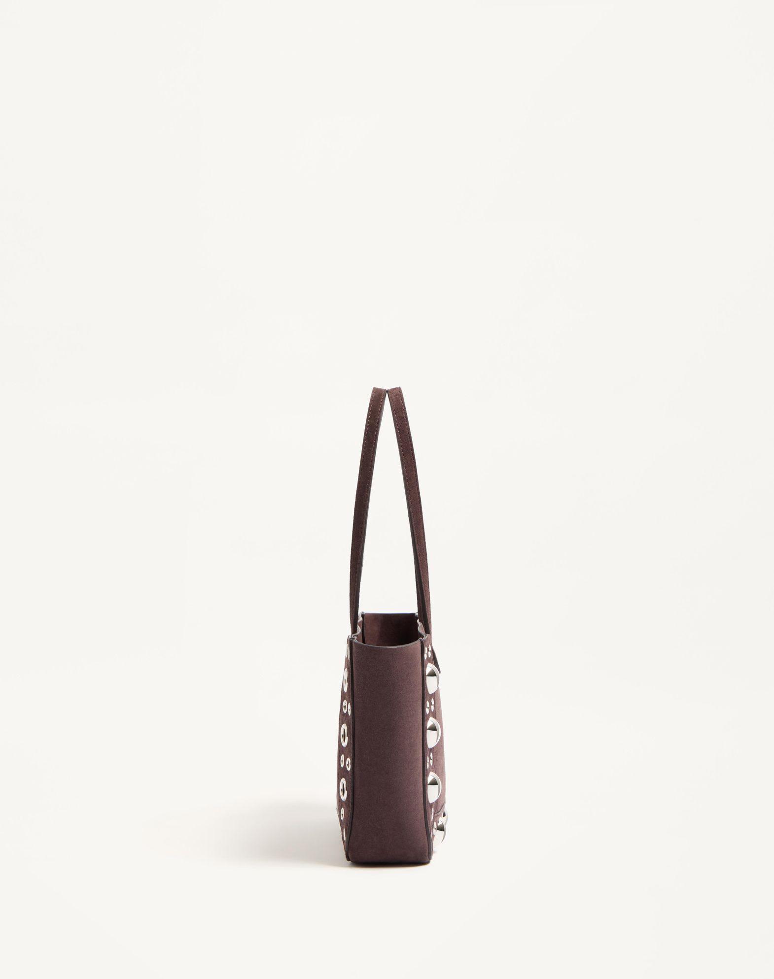 VALENTINO GARAVANI NELLCÔTE MINI SUEDE SHOPPING BAG Product Image
