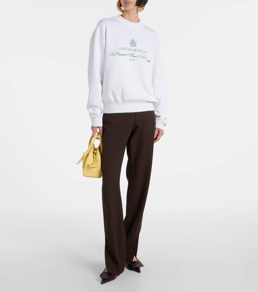 logo-embroidered sweatshirt Product Image