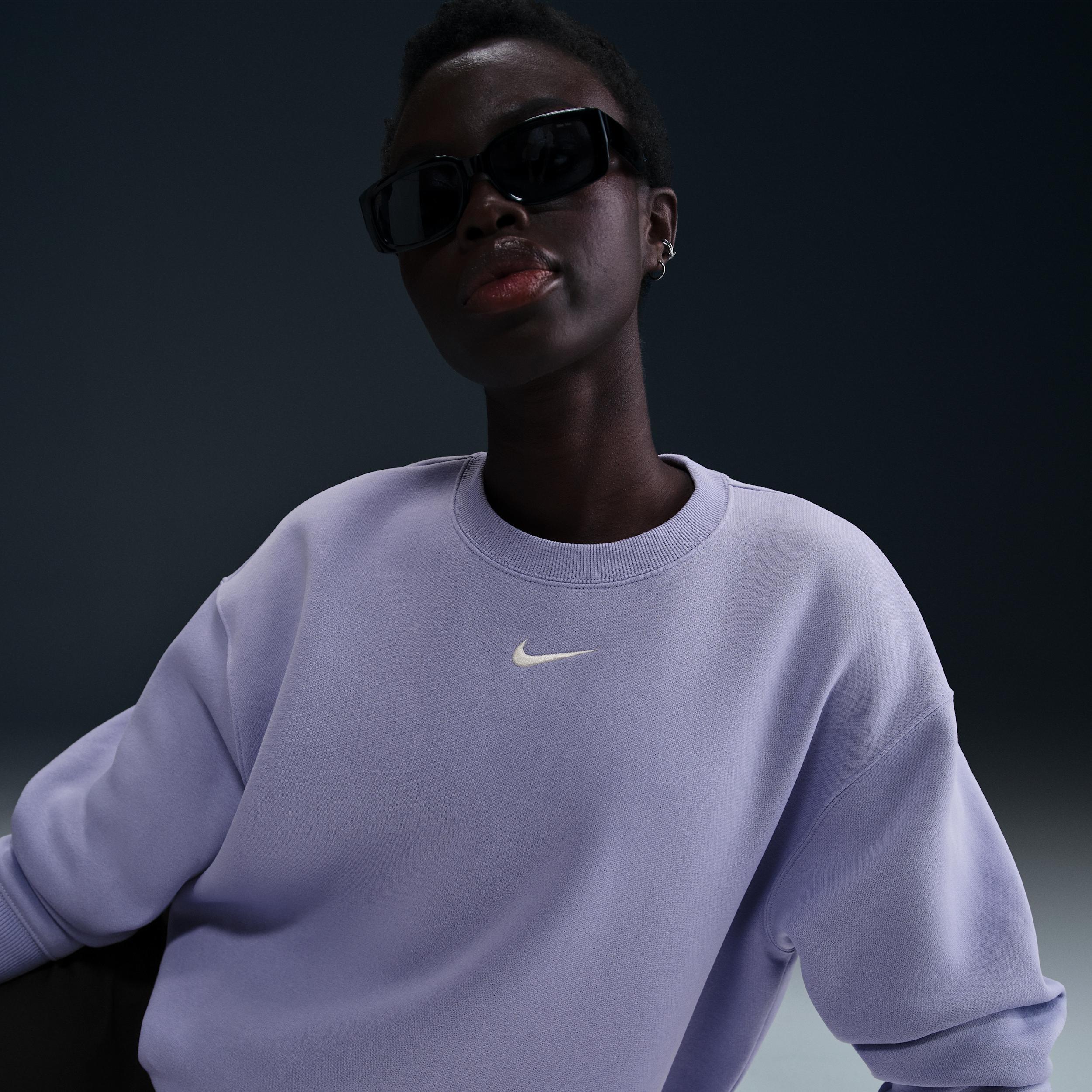 Nike Sportswear Phoenix Fleece Women's Oversized Crew-Neck Sweatshirt Product Image