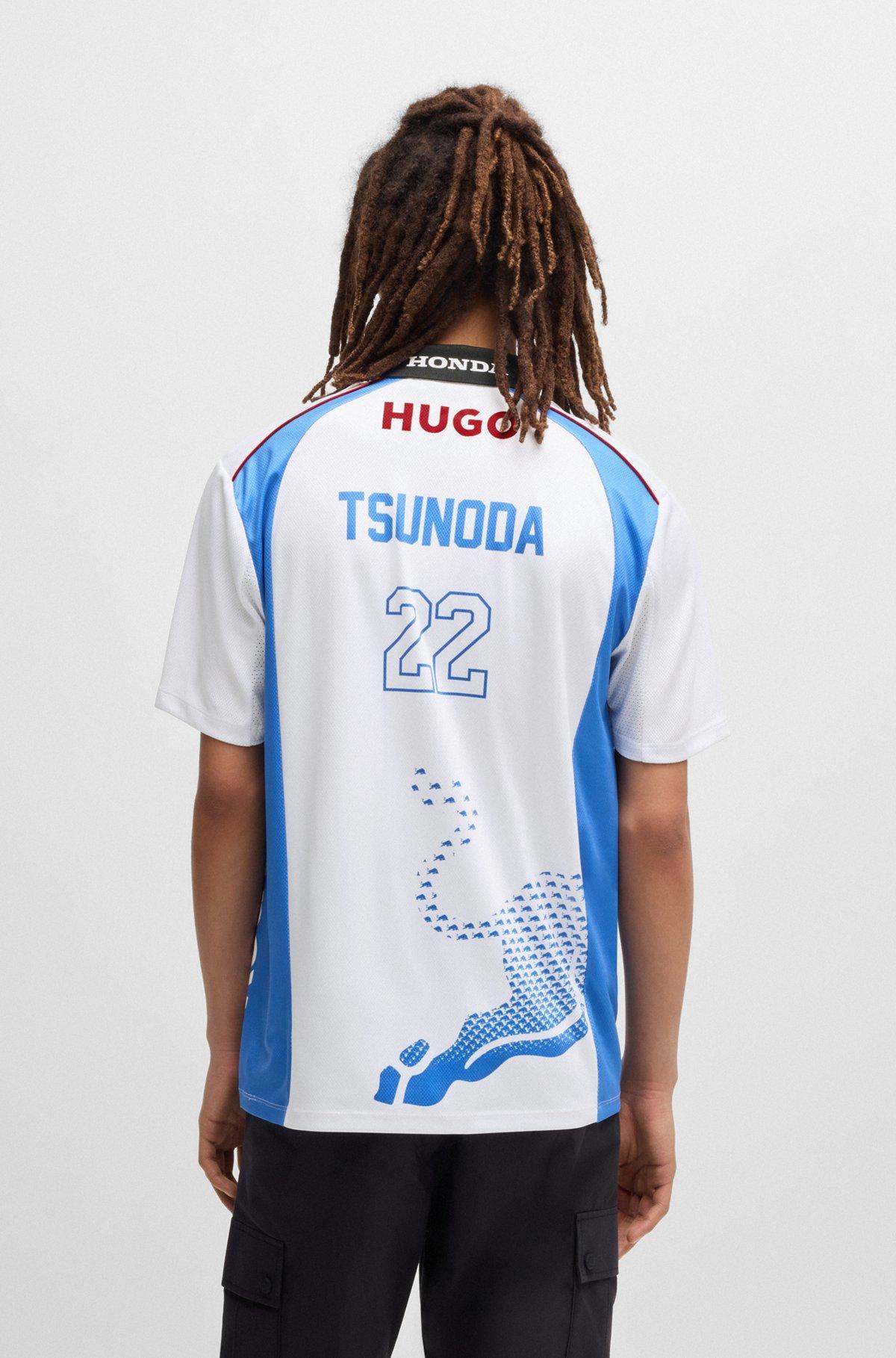 HUGO x VCARB polo shirt with Yuki Tsunoda artwork Product Image