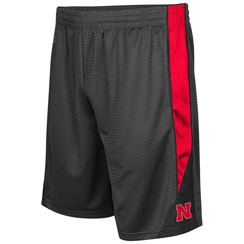 Men's Colosseum Charcoal Nebraska Huskers Turnover Shorts, Size: Small Product Image