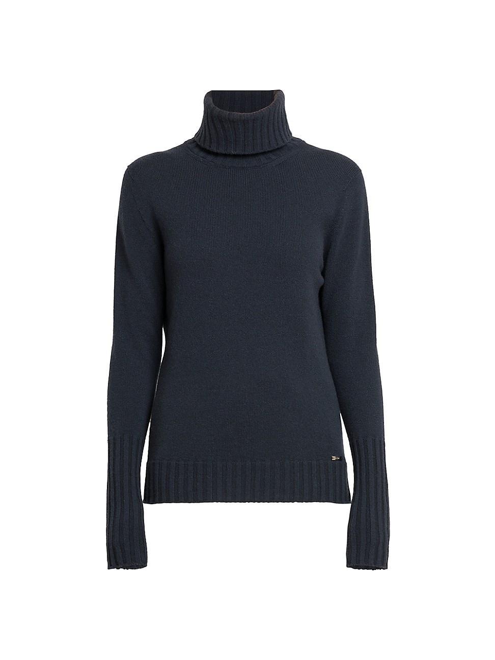 Womens Cashmere Turtleneck Sweater Product Image
