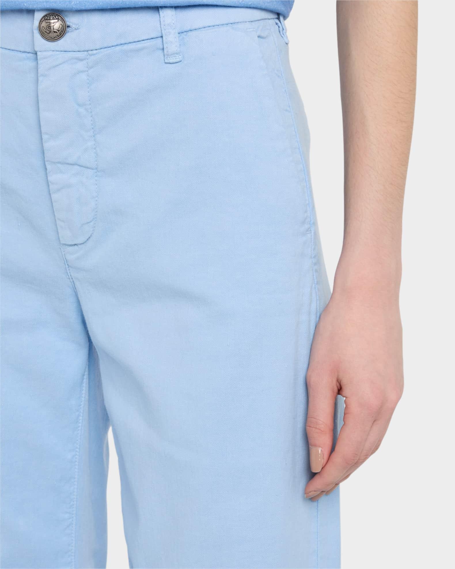 Shay Wide-Leg Linen Blend Pants Product Image