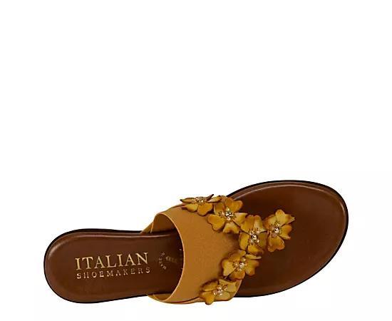 Italian Shoemakers Ayelen Women's Floral Sandals, Size: 6, Yellow Product Image