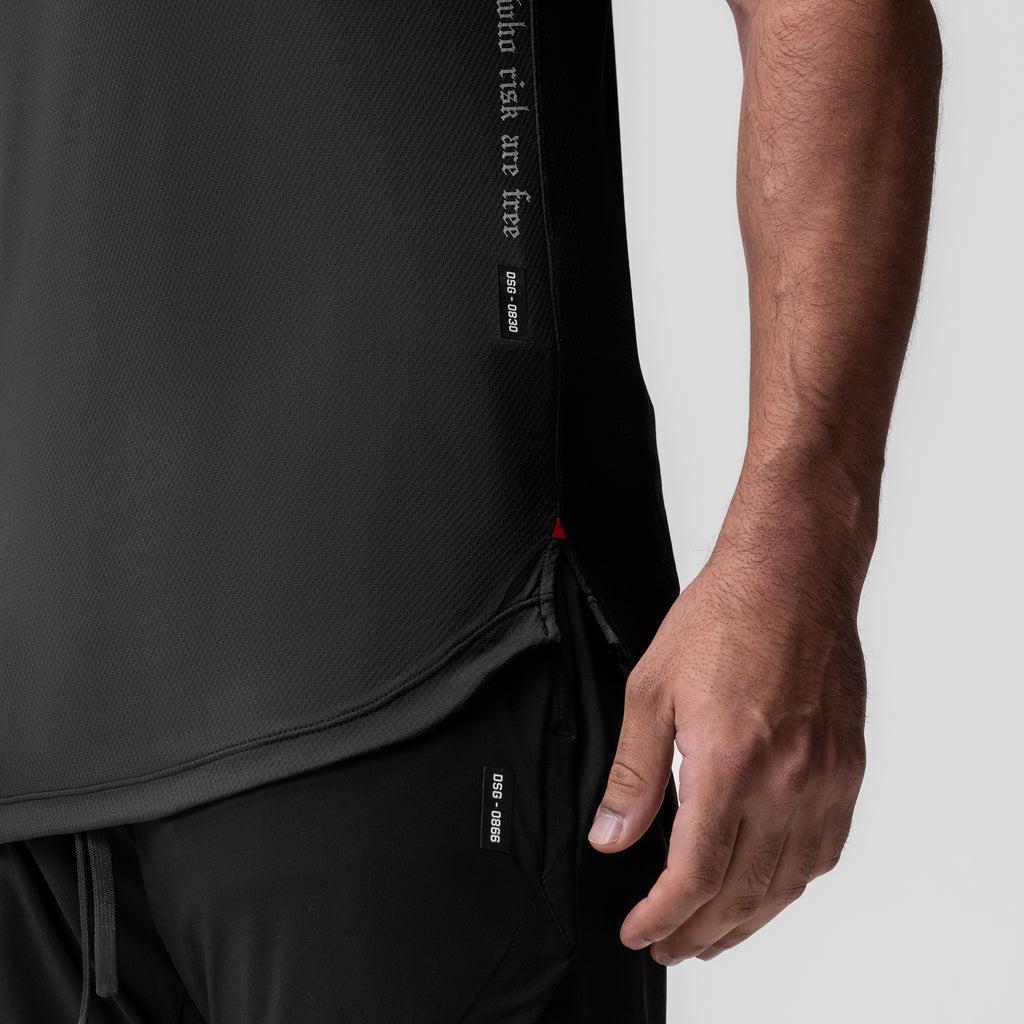 0830. AeroSilver® Tank Top - Black "OTWR" Product Image