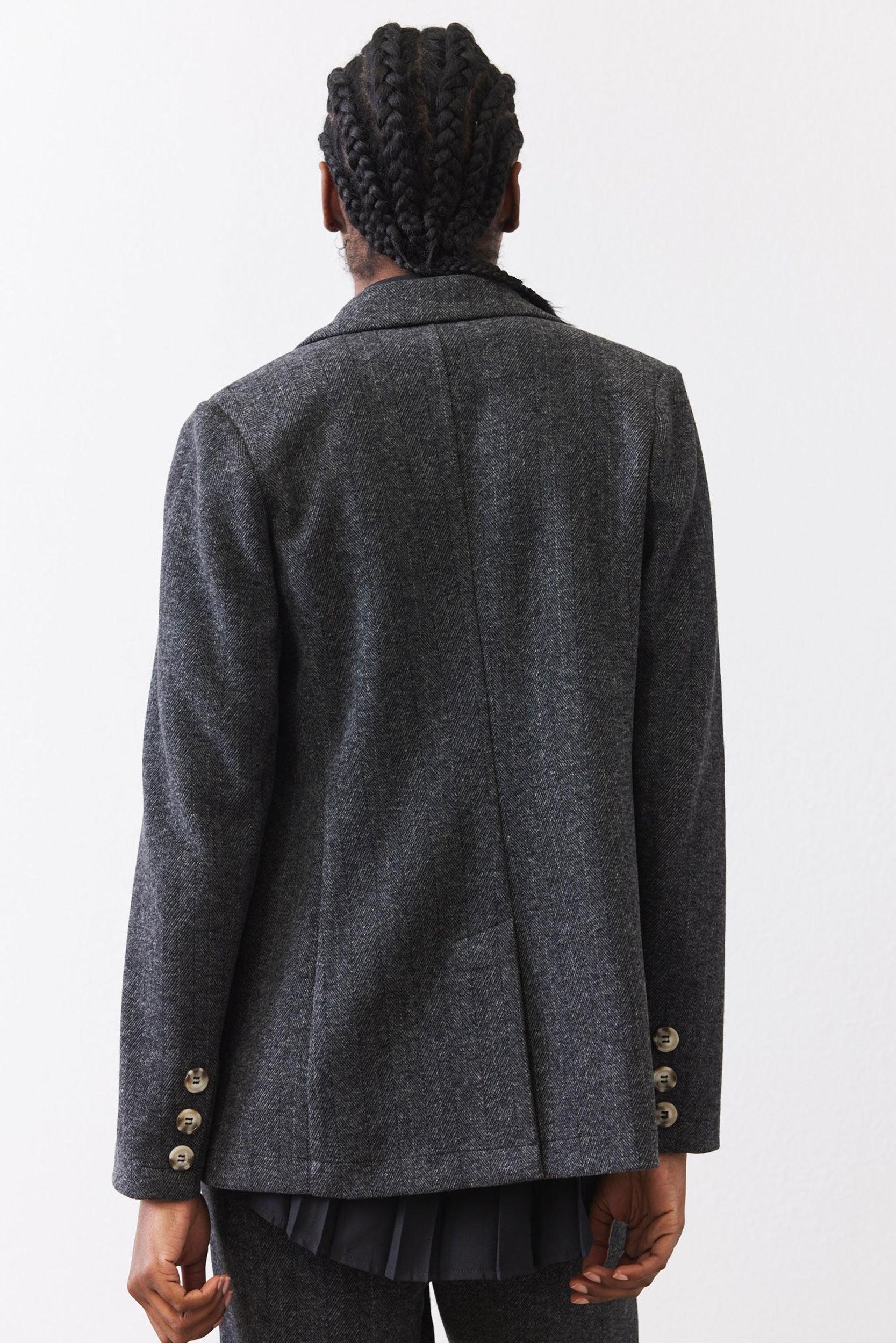 On the Clock Herringbone Blazer Product Image