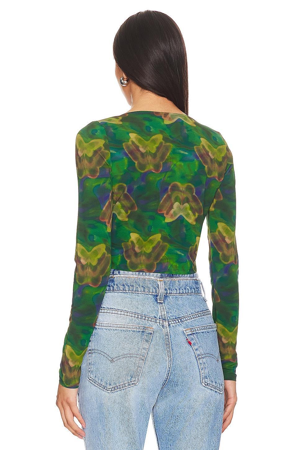 TOP DRAPÉ AVEC LIEN À NOUER Product Image