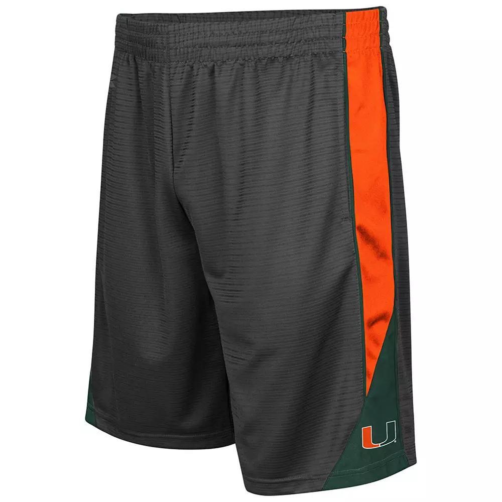Mens Colosseum Charcoal Miami Hurricanes Turnover Shorts Product Image