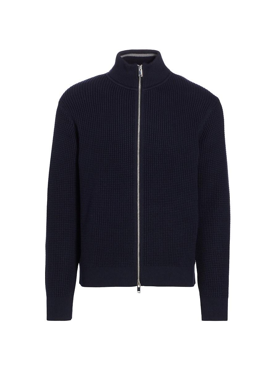 Theory Gary Cashton Zip Front Sweater Jacket Product Image