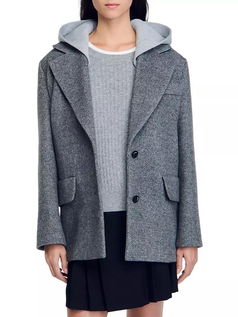 Coat with Removable Hood Product Image