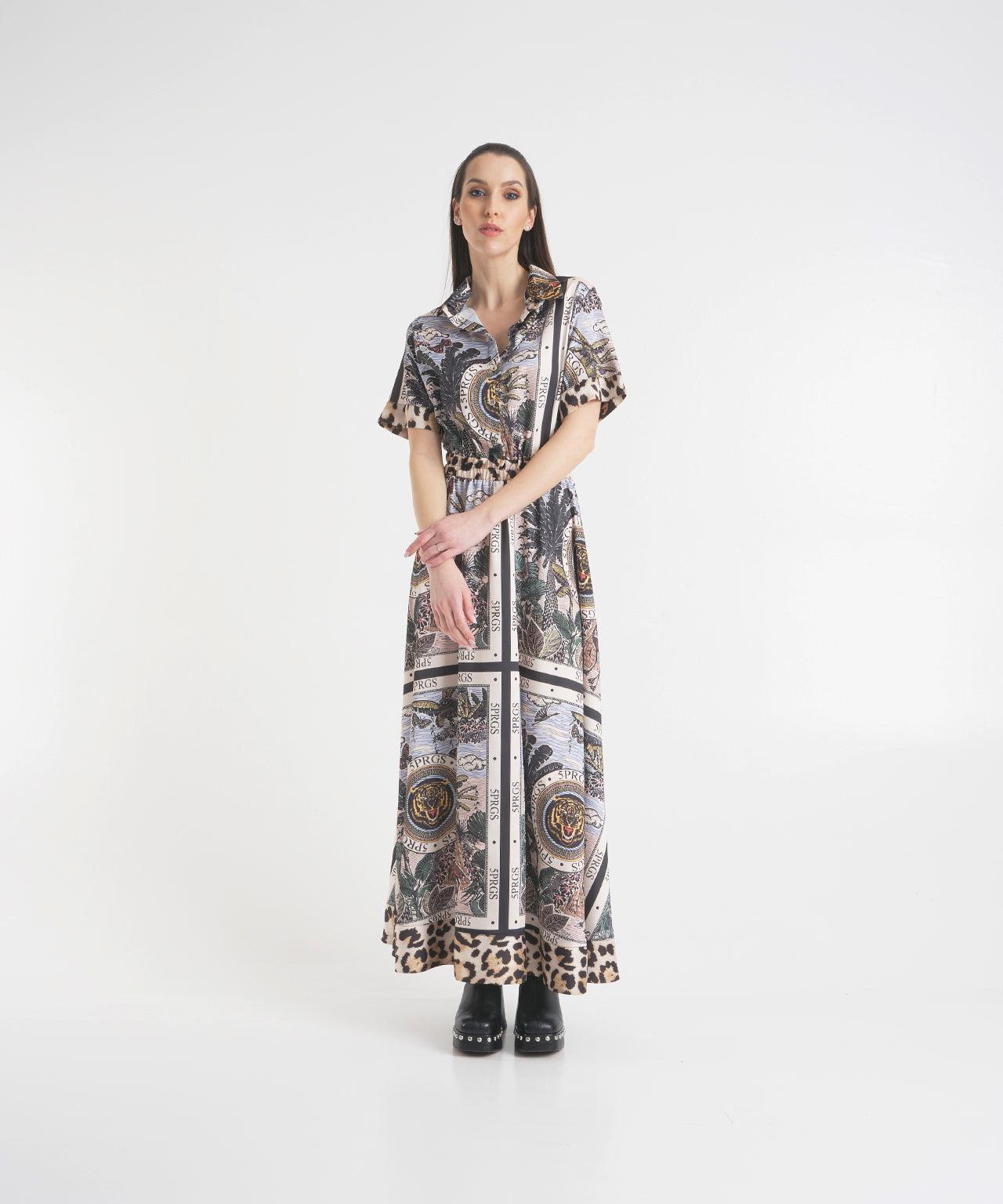 Maxi dress with print Product Image