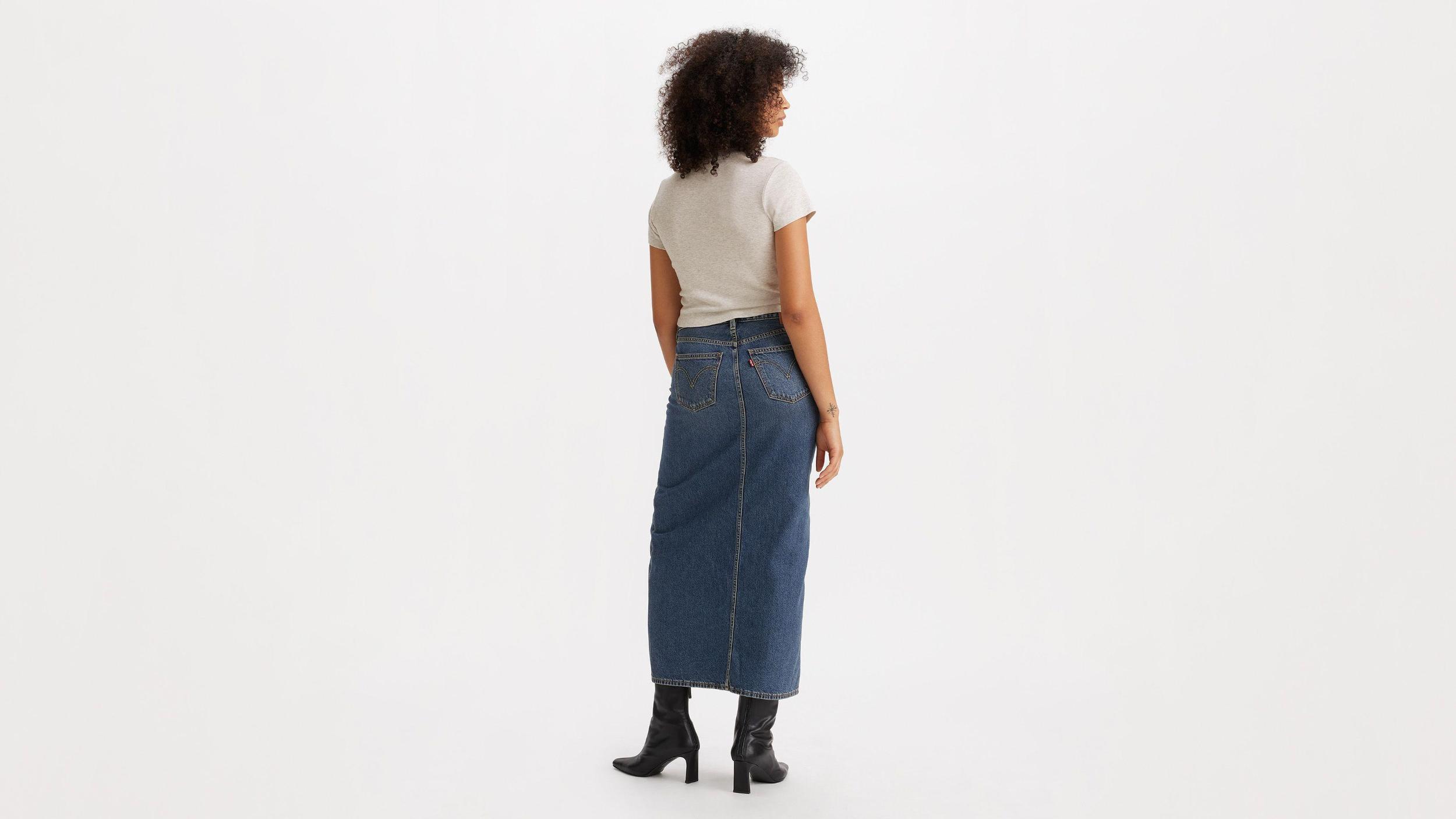 Ankle Column Corduroy Skirt Product Image