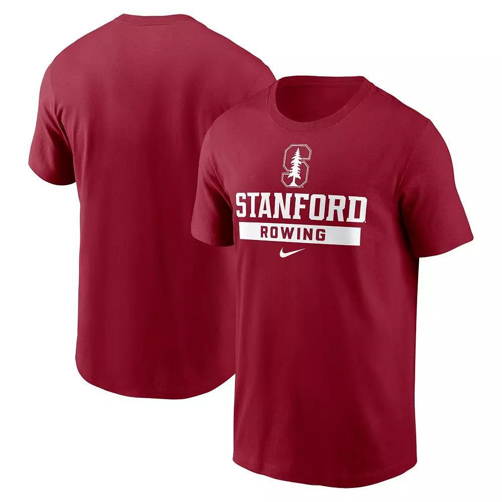 Men's Nike Cardinal Stanford Cardinal Rowing Sport Drop T-Shirt, Size: Medium, Red Product Image