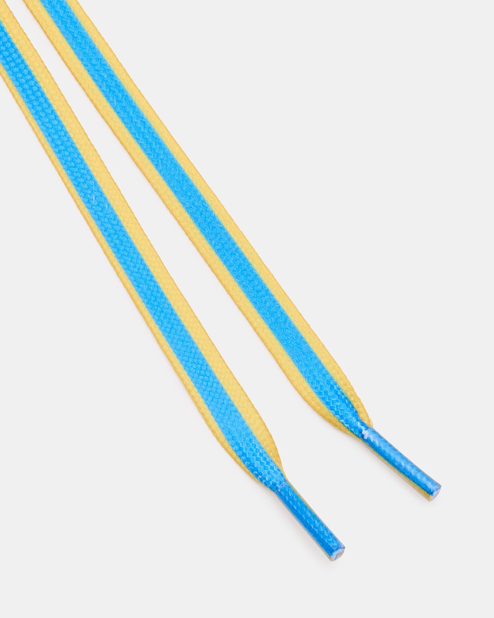 SHOE LACES AND CHARMS BLUE/YELLOW Female Product Image
