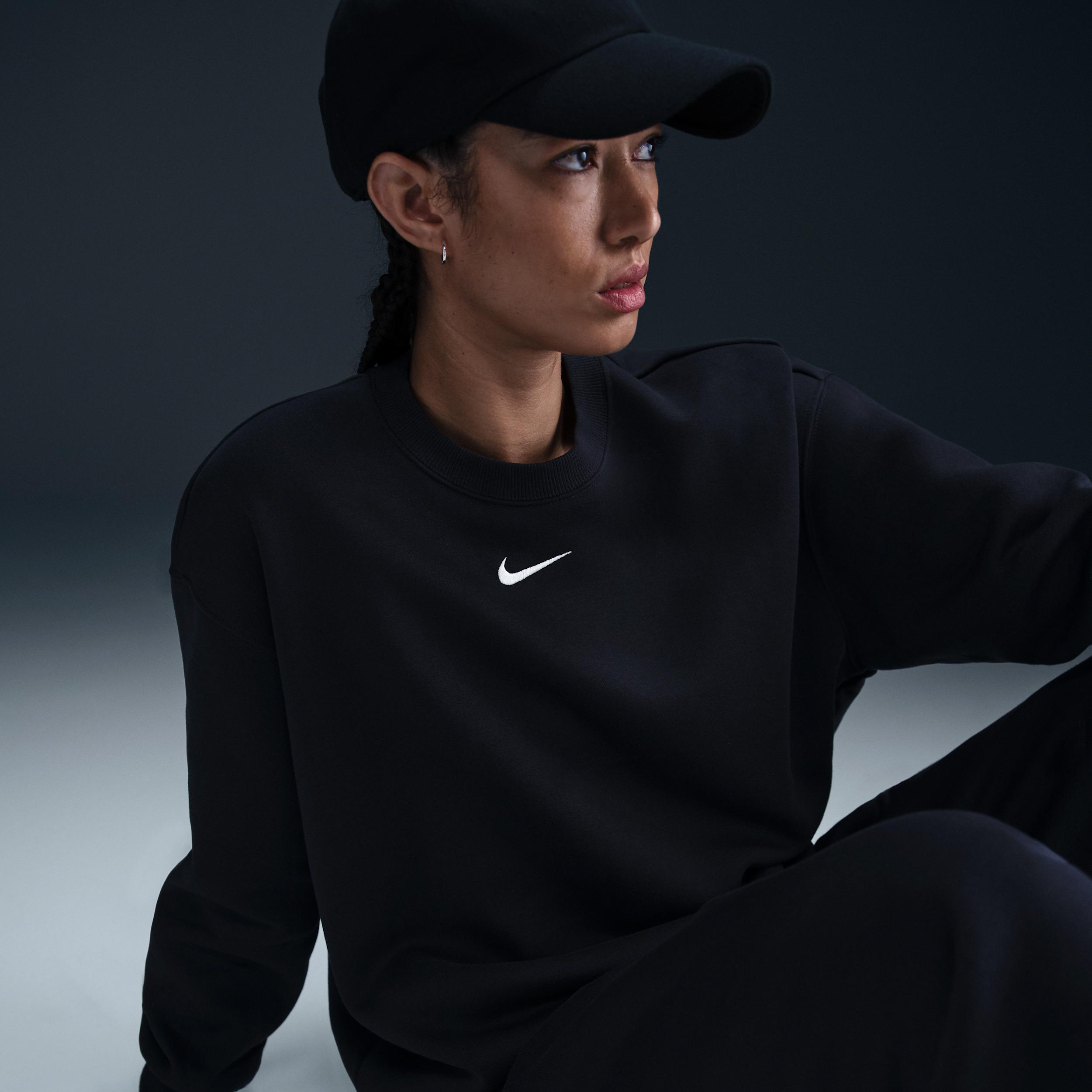 Women's Nike Sportswear Phoenix Fleece Oversized Crew-Neck Sweatshirt Product Image