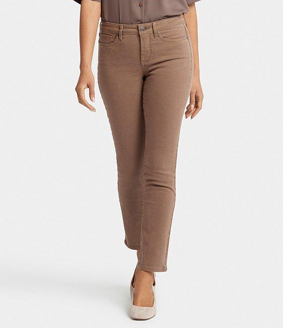 NYDJ Sheri Mid Rise Slim Leg 5-Pocket Stretch Denim Jeans Product Image