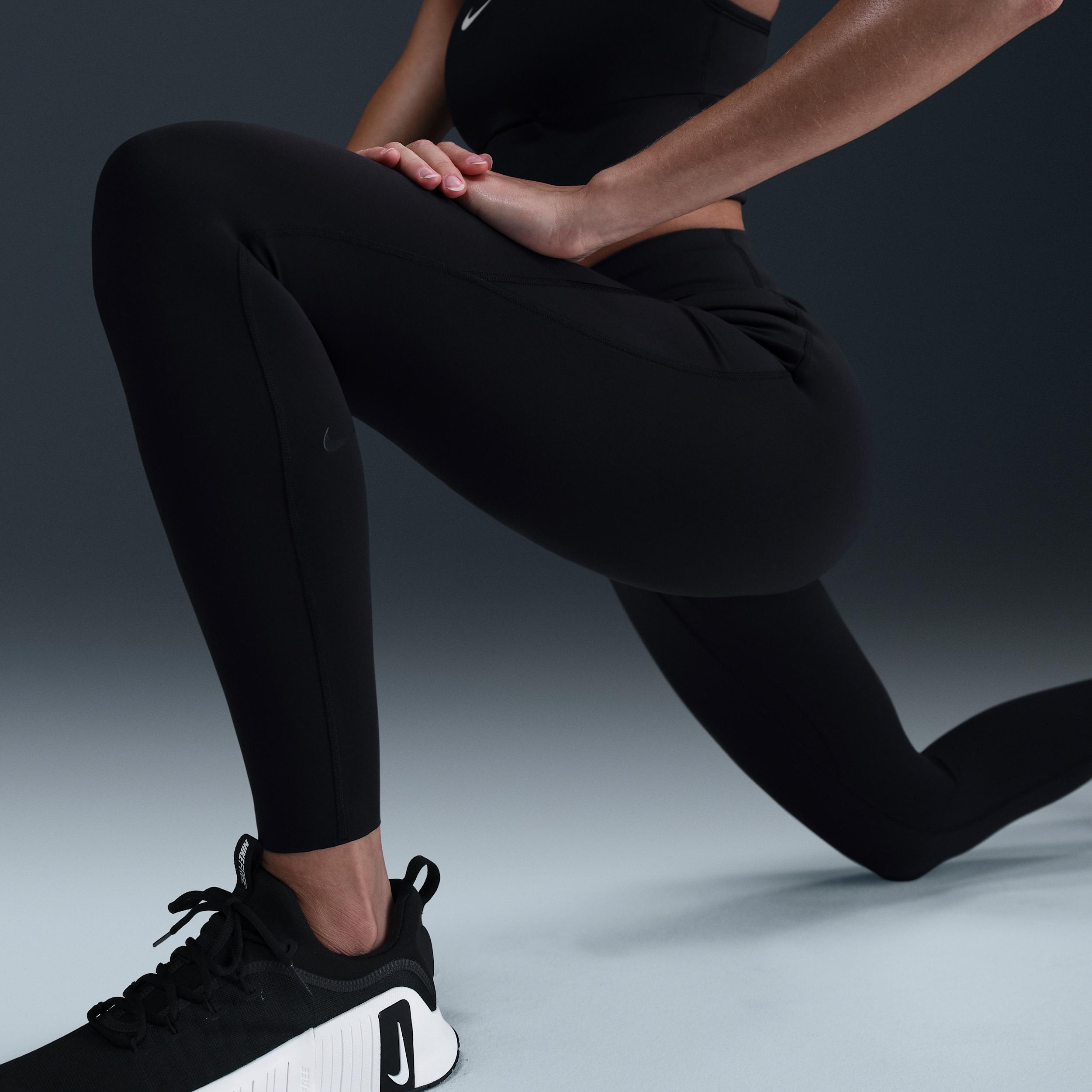 Nike Women's Universa High-Waisted 7/8 Leggings with No Front Seam Product Image