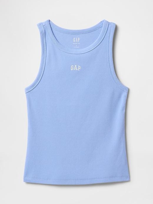 Modern Rib Logo Halter Top Product Image