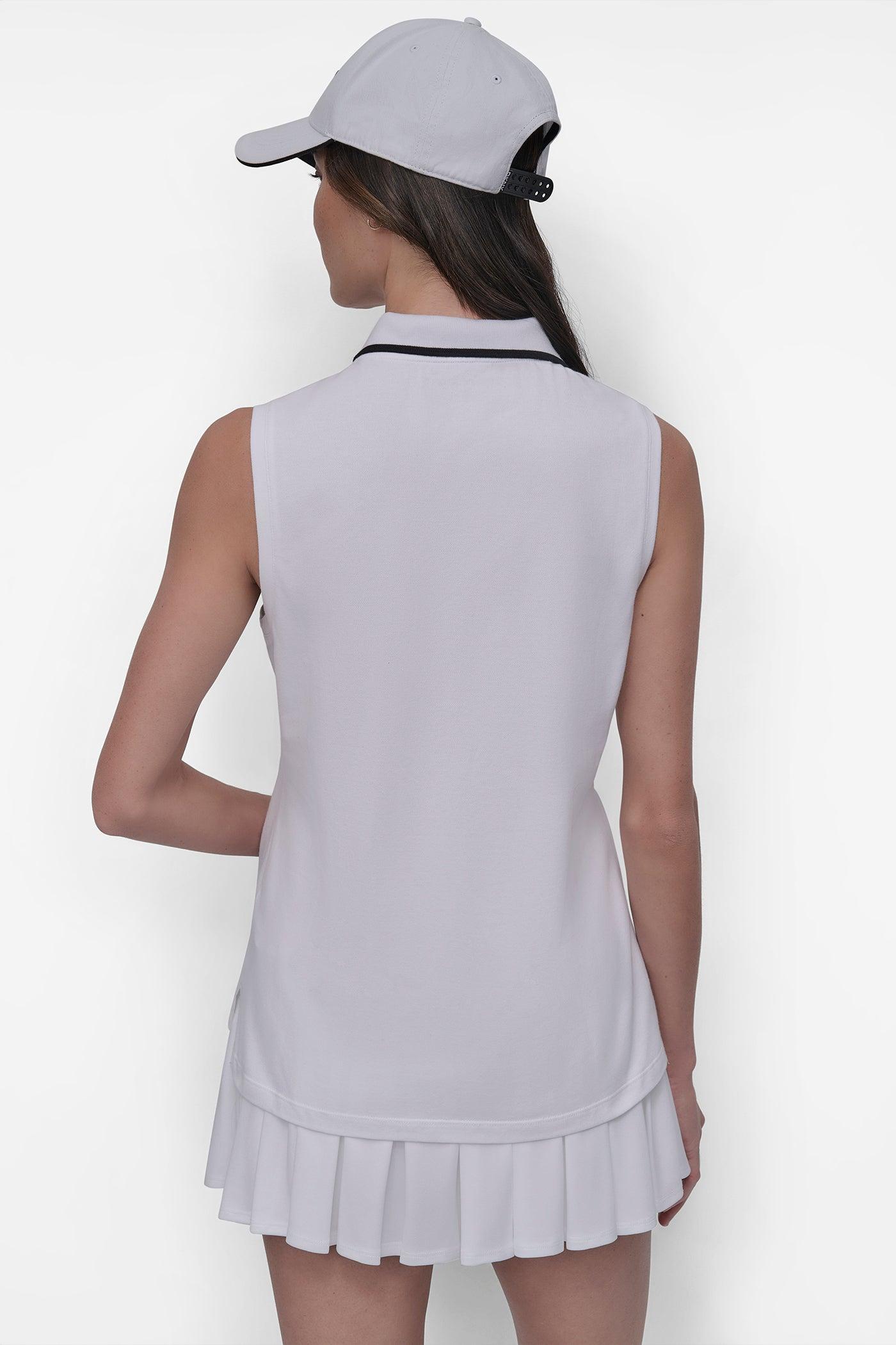 LOGO-EMBROIDERED PERFORMANCE POLO TANK Product Image
