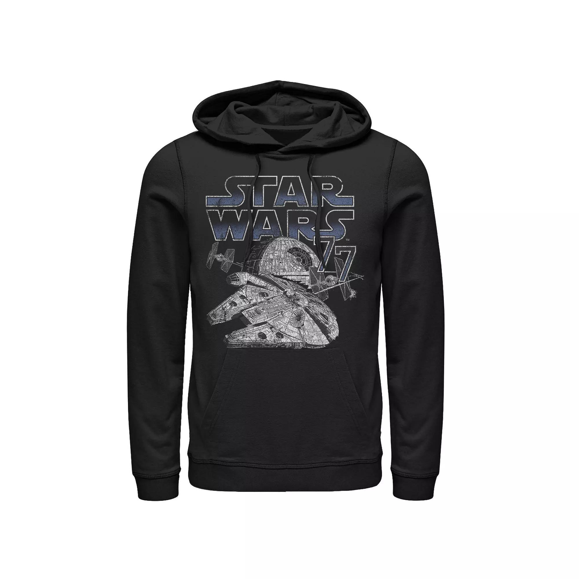 Men's Star Trek Original Series Galileo Manual Hoodie, Size: 3XL, Blue Product Image