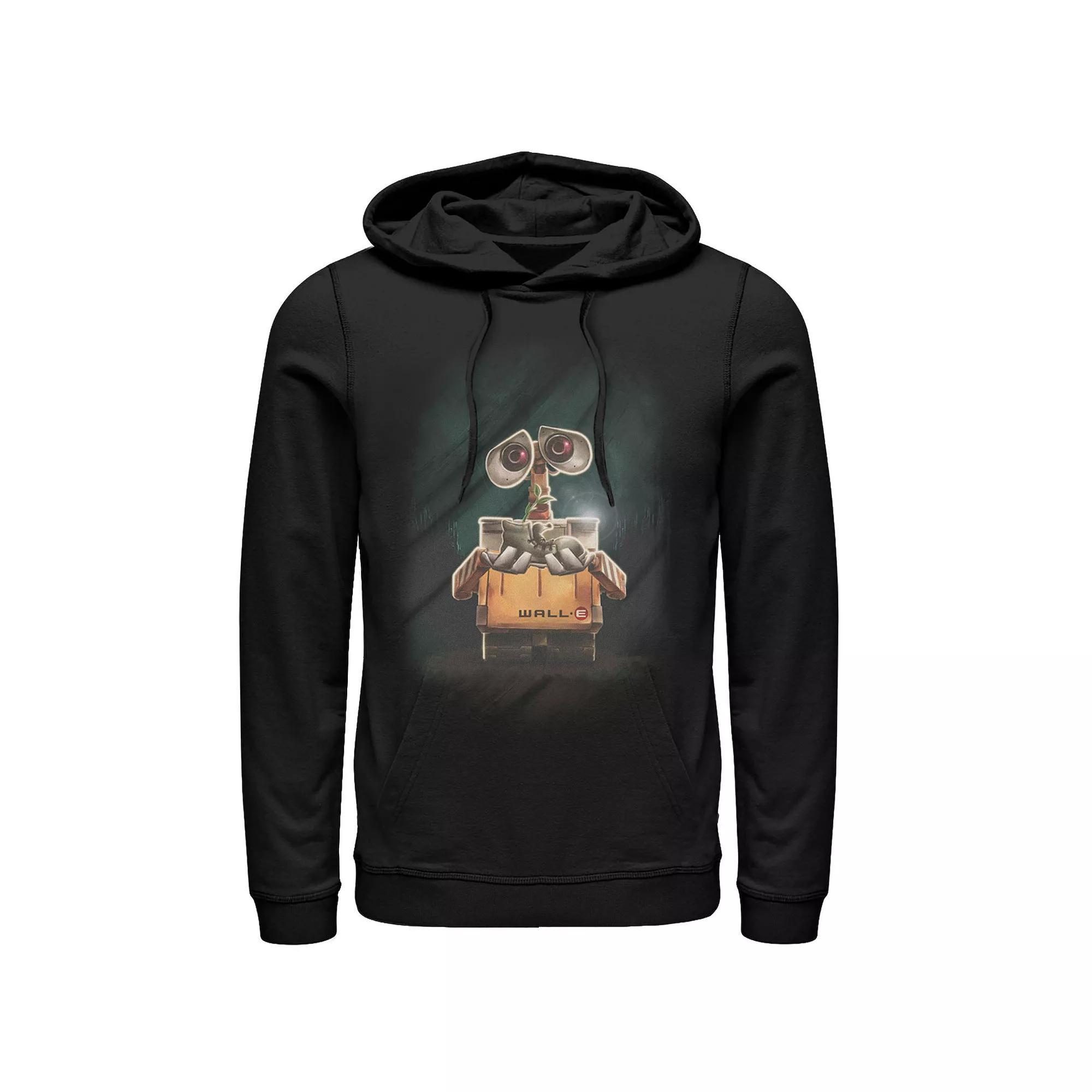Disney / Pixar's WALL-E Men's Distressed Border Hoodie, Size: Small, Black Product Image