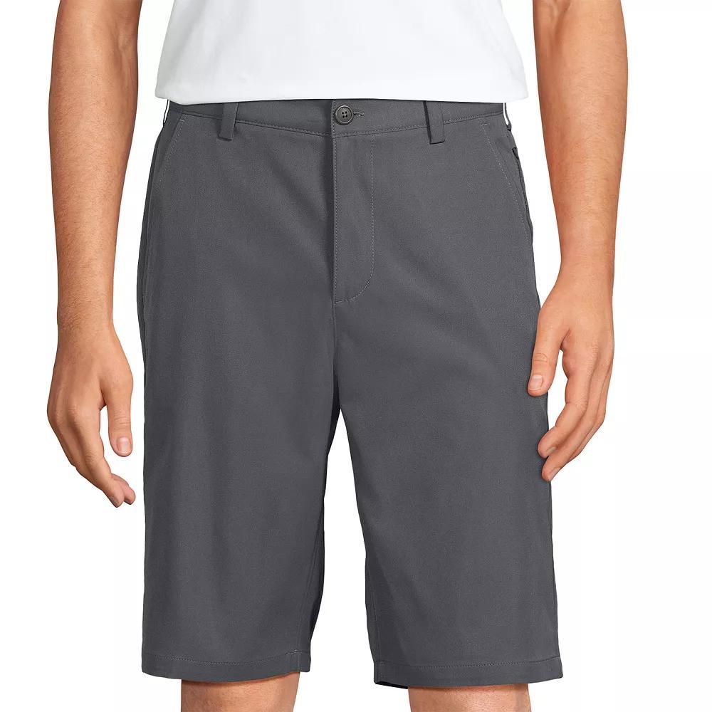 Men's Lands' End School Uniform Performance Chino Shorts, Size: 29, Green Product Image