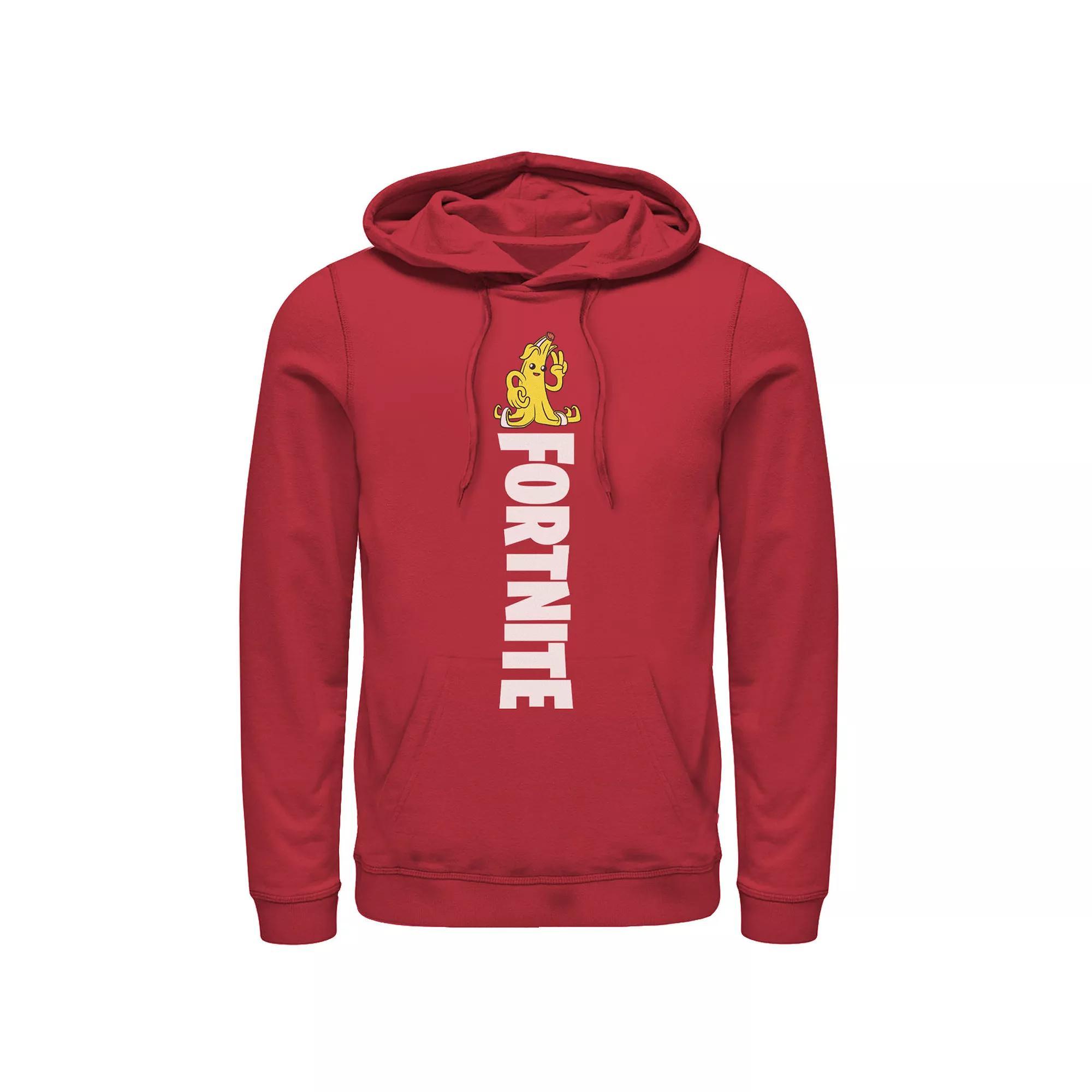 Mens Fortnite Peely Peace Sign Portrait Hoodie Product Image
