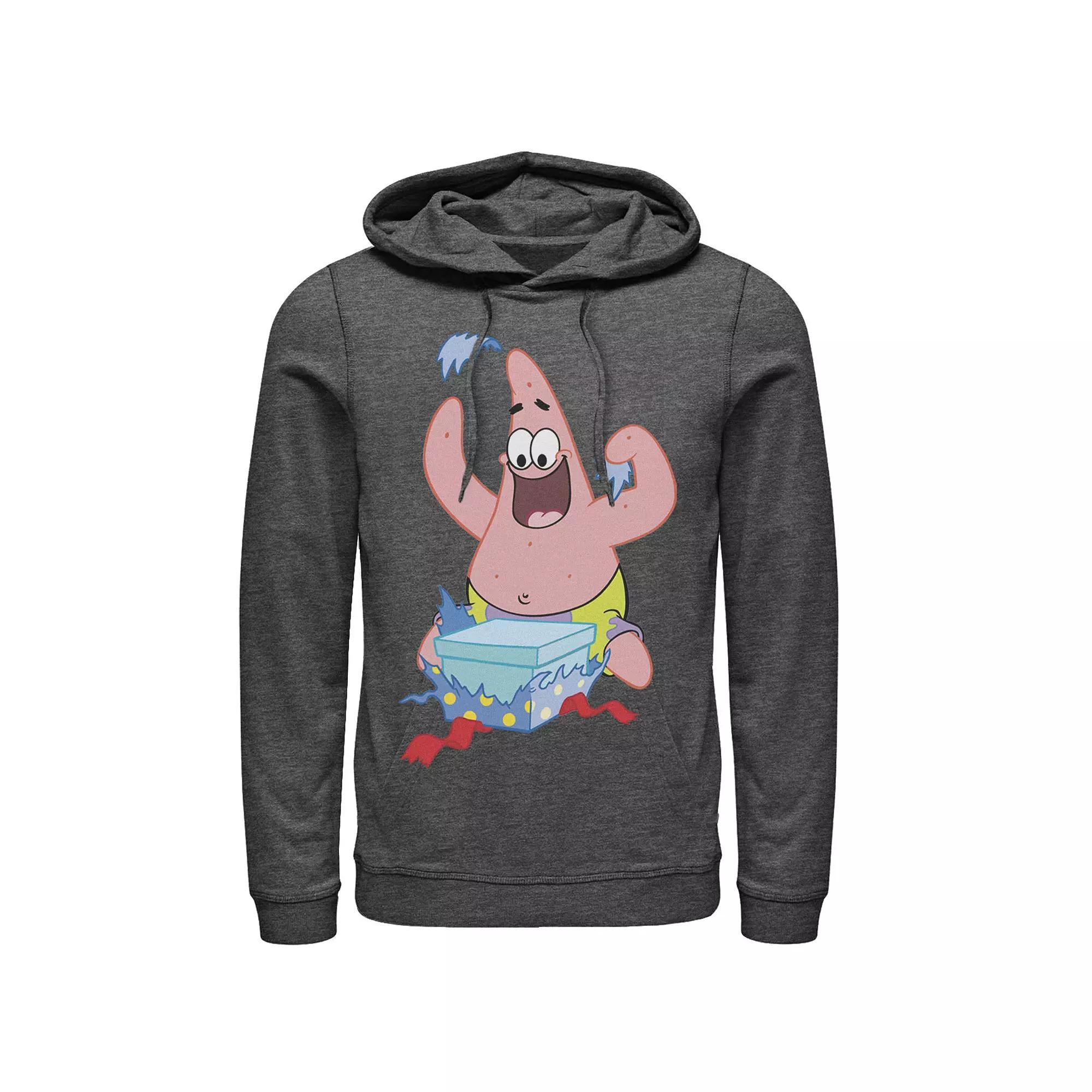 Men's Nickelodeon SpongeBob SquarePants Patrick Star Holiday Hoodie, Size: Large, Grey Heather Product Image